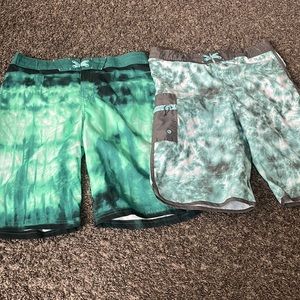 Size 18 boys swim trunks 2 pairs of shorts